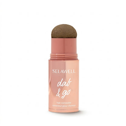 SELAWELL Dab & Go — Corrector capilar que cubre las canas y las raíces en 10 segundos