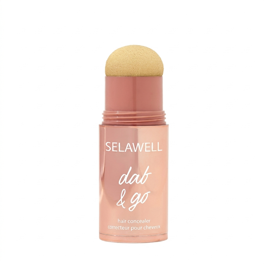 SELAWELL Dab & Go — Corrector capilar que cubre las canas y las raíces en 10 segundos