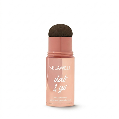 SELAWELL Dab & Go — Corrector capilar que cubre las canas y las raíces en 10 segundos