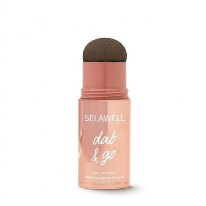 SELAWELL Dab & Go — Corrector capilar que cubre las canas y las raíces en 10 segundos