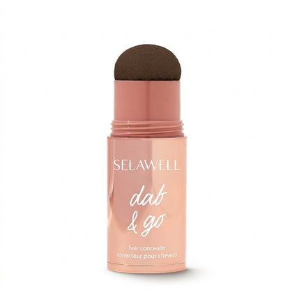 SELAWELL Dab & Go — Corrector capilar que cubre las canas y las raíces en 10 segundos
