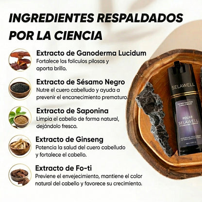 SelaWell | Shampoo de tinte instantáneo
