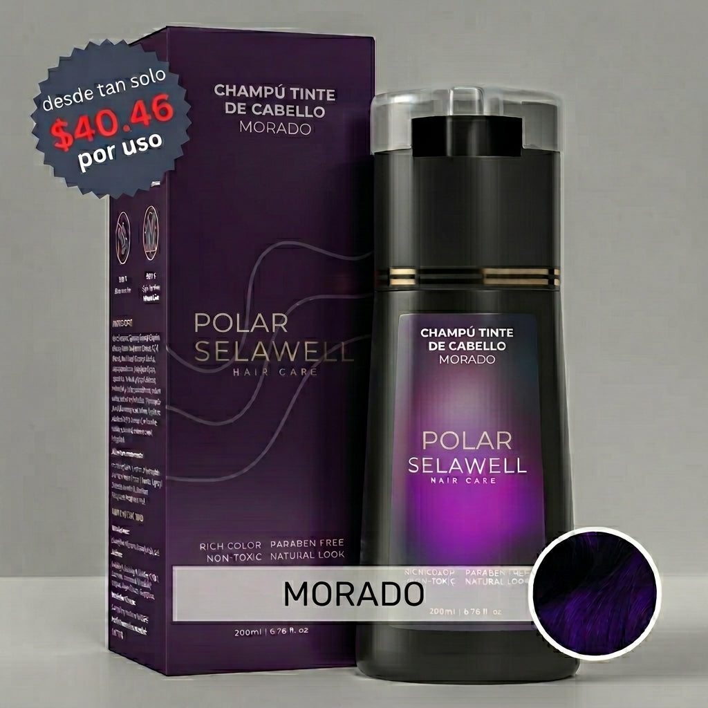 SelaWell | Shampoo de tinte instantáneo
