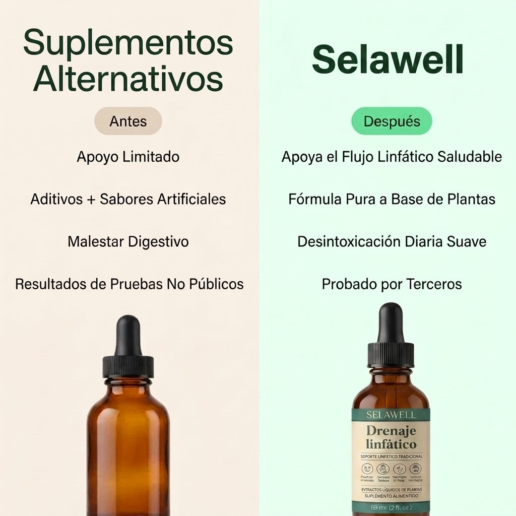 Selawell | Gotas de Bienestar para Drenaje Linfático