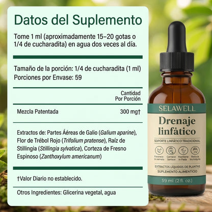 Selawell | Gotas de Bienestar para Drenaje Linfatico