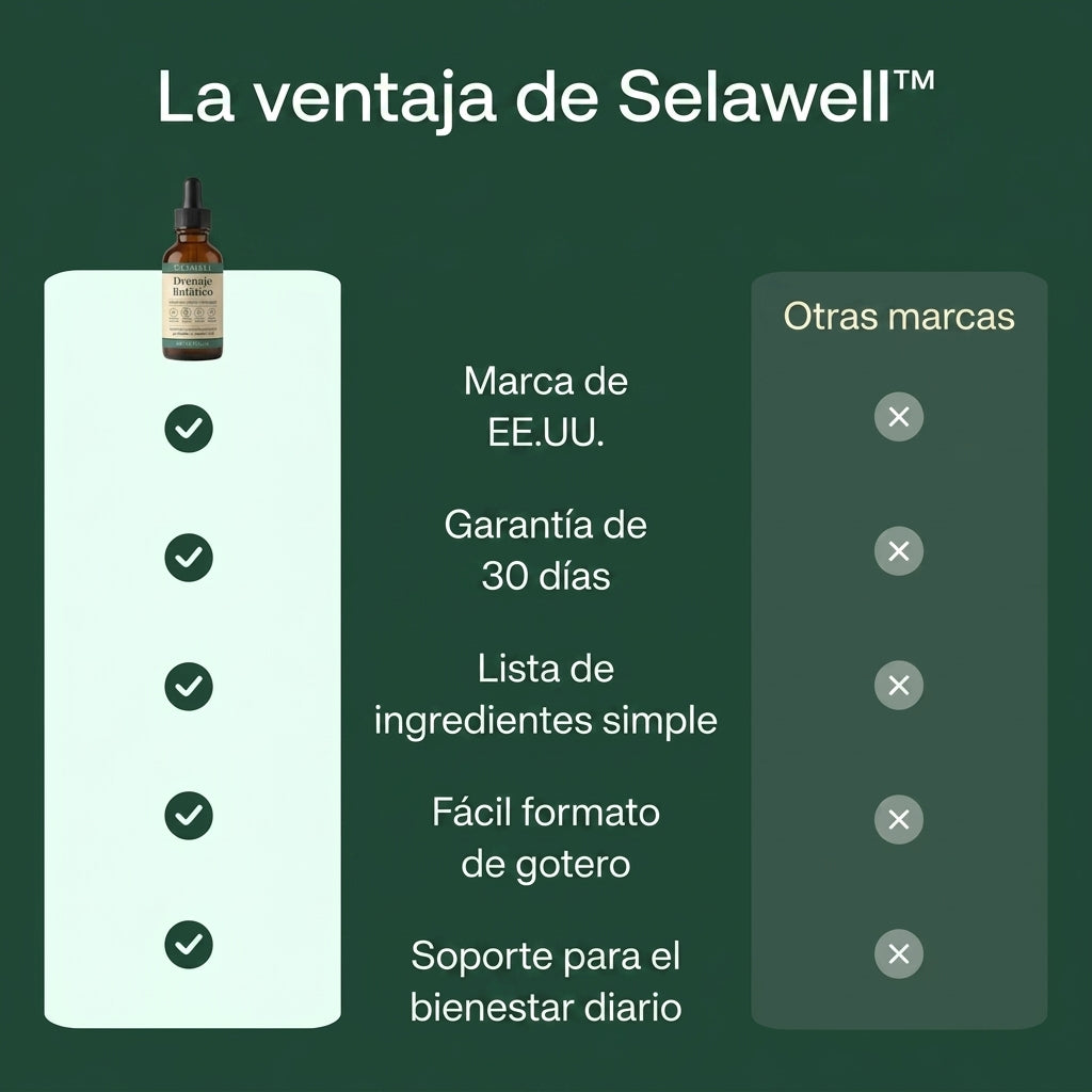 Selawell | Gotas de Bienestar para Drenaje Linfatico