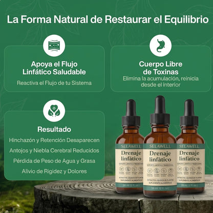 Selawell | Gotas de Bienestar para Drenaje Linfático