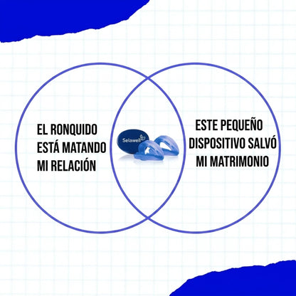 Selawell® | Boquilla antironquidos silenciosa de tamaño universal