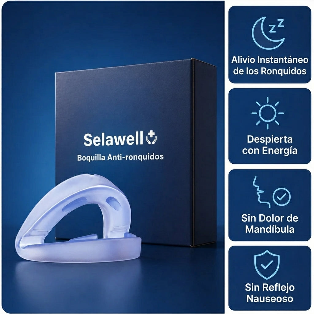 Selawell® | Boquilla antironquidos silenciosa de tamaño universal